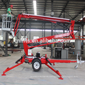 articulated hydraulic trailer boom lift